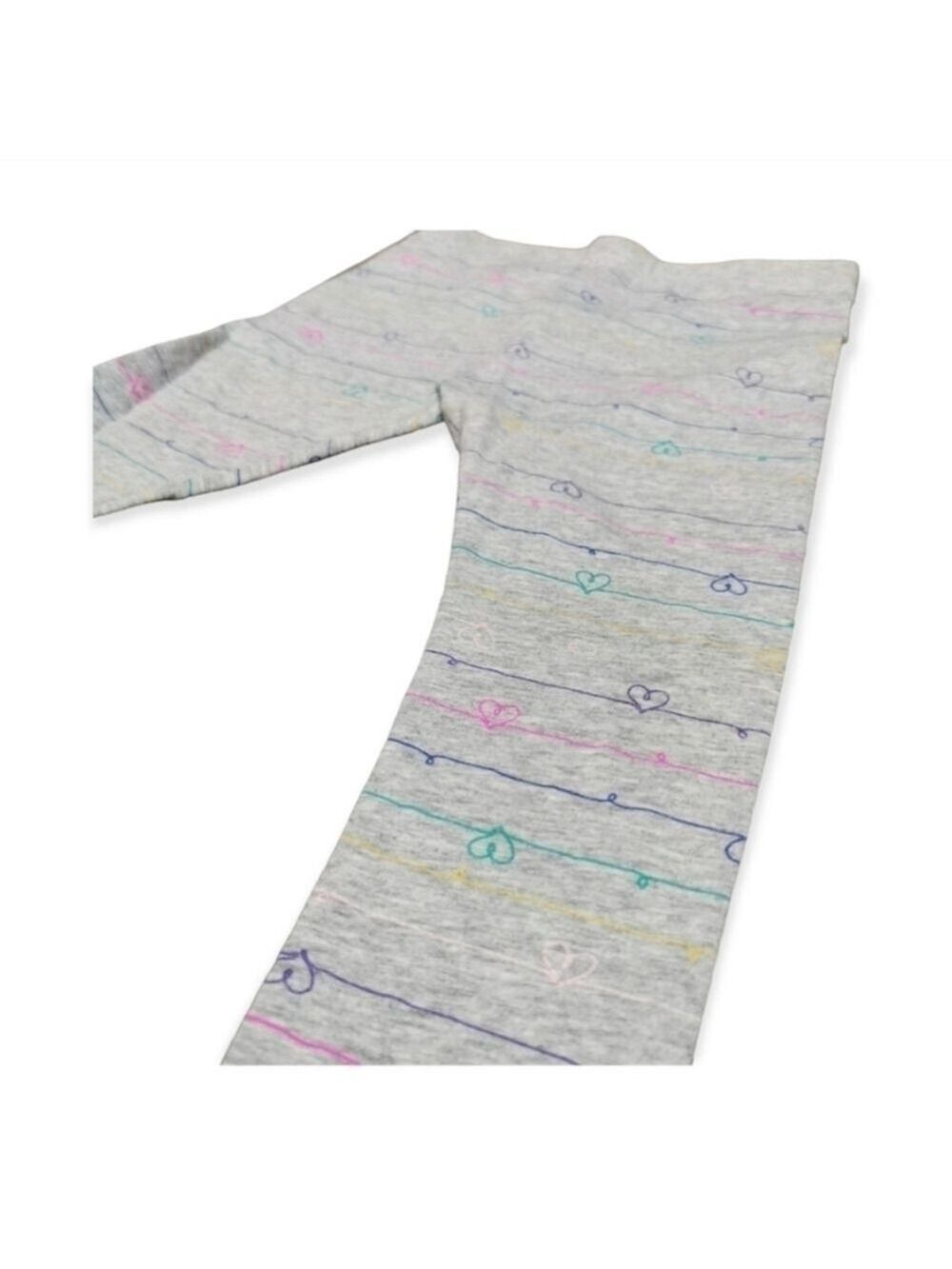 3/$12 Heart beat grayish pants
